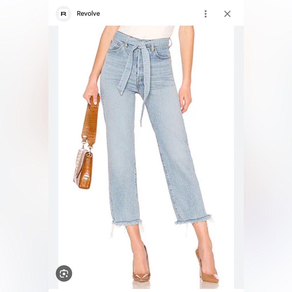 LEVI’S | REVOLVE Size 27 Ribcage Straight Ankle in Get It Done